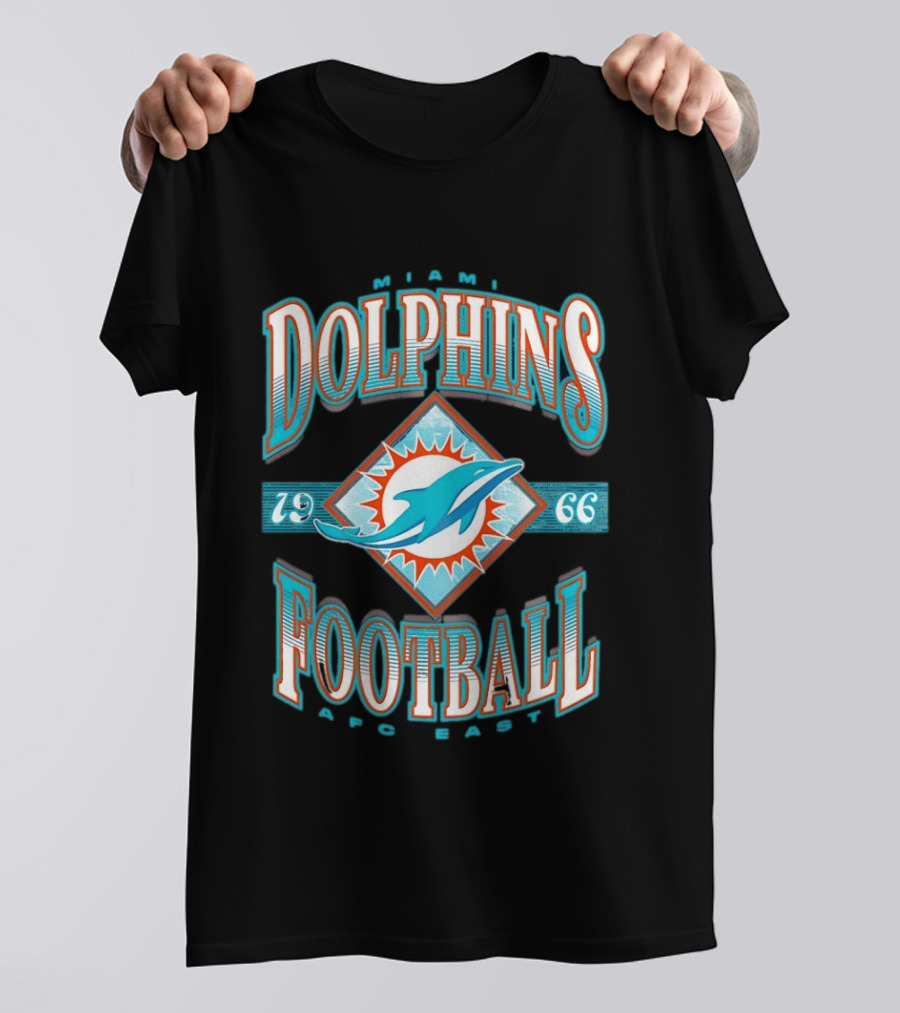 Miami Dolphins 1966 Football Team AFC East T-Shirt