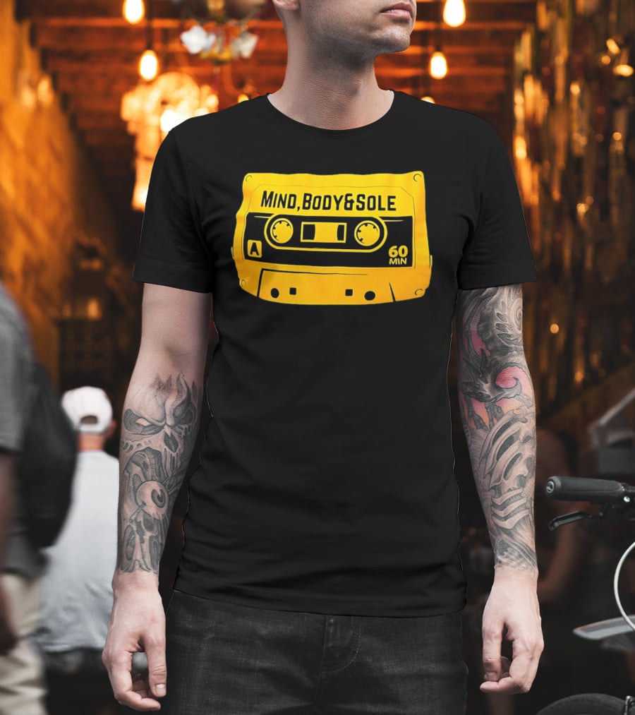 Mind Body & Sole Cassette Tape 60 Min Music T-Shirt