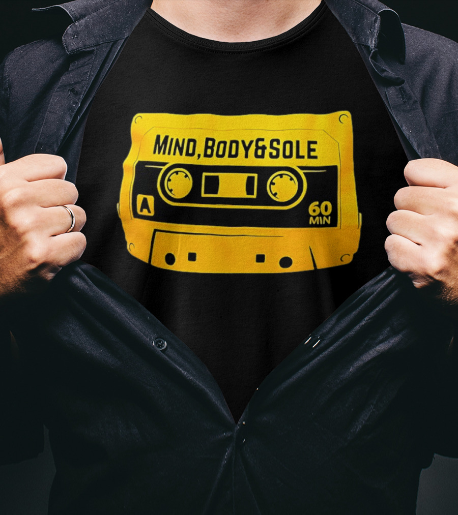 Mind Body & Sole Cassette Tape 60 Min Music T-Shirt
