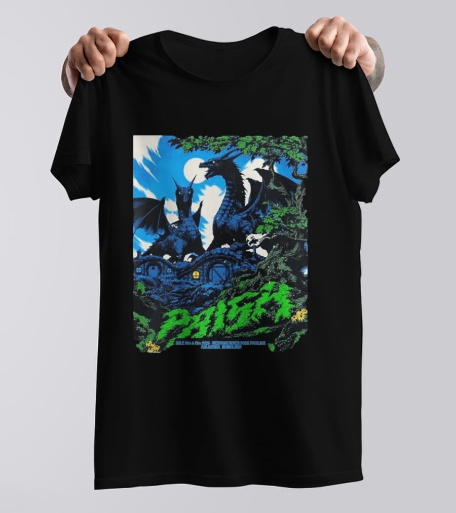 Phish Merriweather Post Pavilion July 18 19 2026 Dragons Columbia Maryland Event T-Shirt