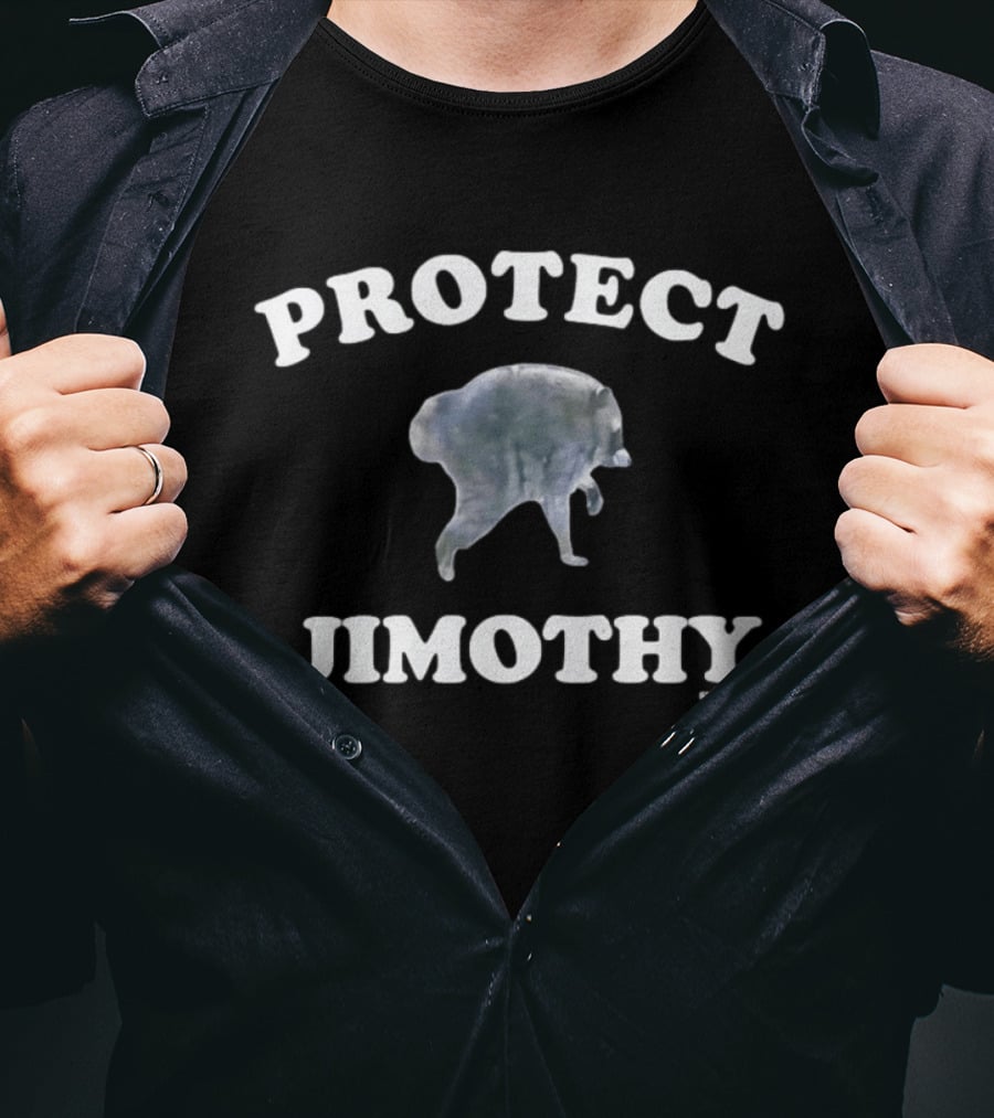 Protect Jimothy Raccoon Meme T-Shirt