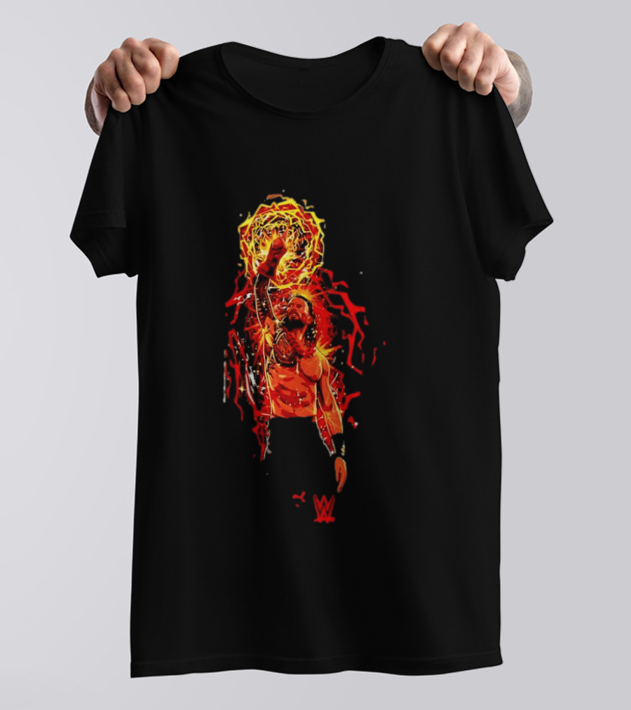 Roman Reigns WWE Aura Power T-Shirt