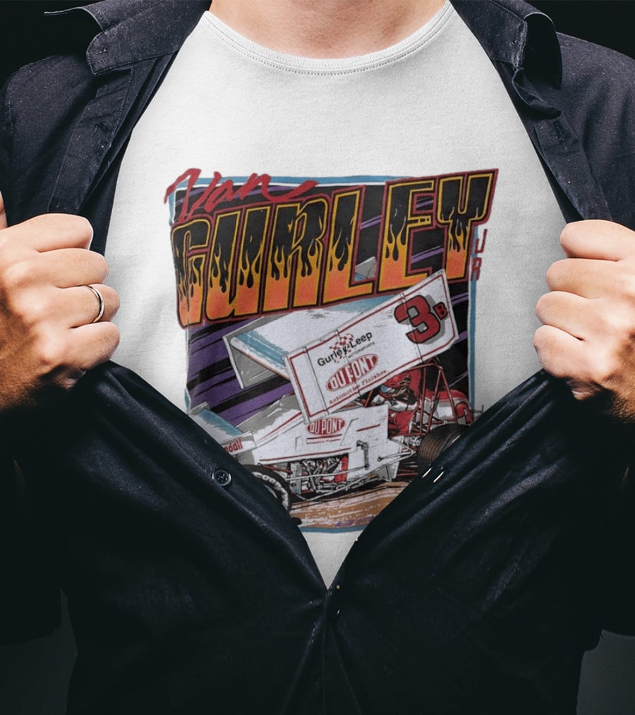 Van Gurley Jr 3B Gurley Leep Motorsports DuPont Sprint Car Racing Kendall T-Shirt