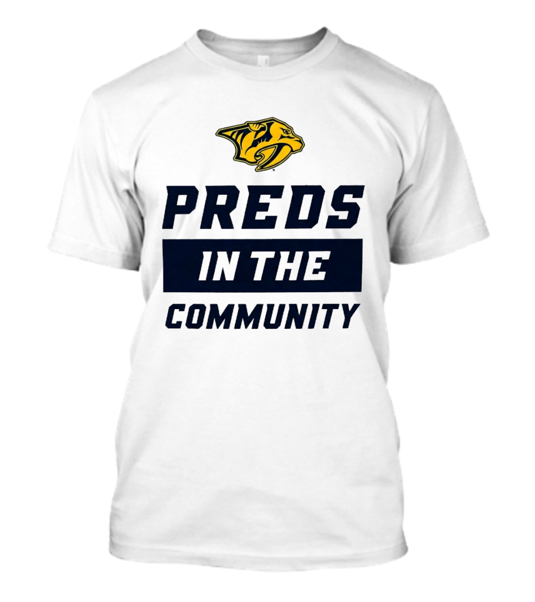 Nashville Predators 2026 Preds In The Community Initiative T-Shirt