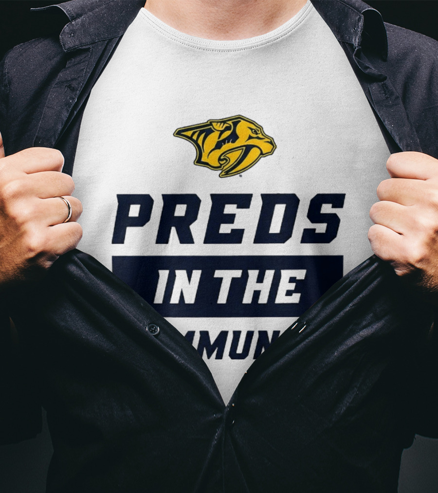 Nashville Predators 2026 Preds In The Community Initiative T-Shirt
