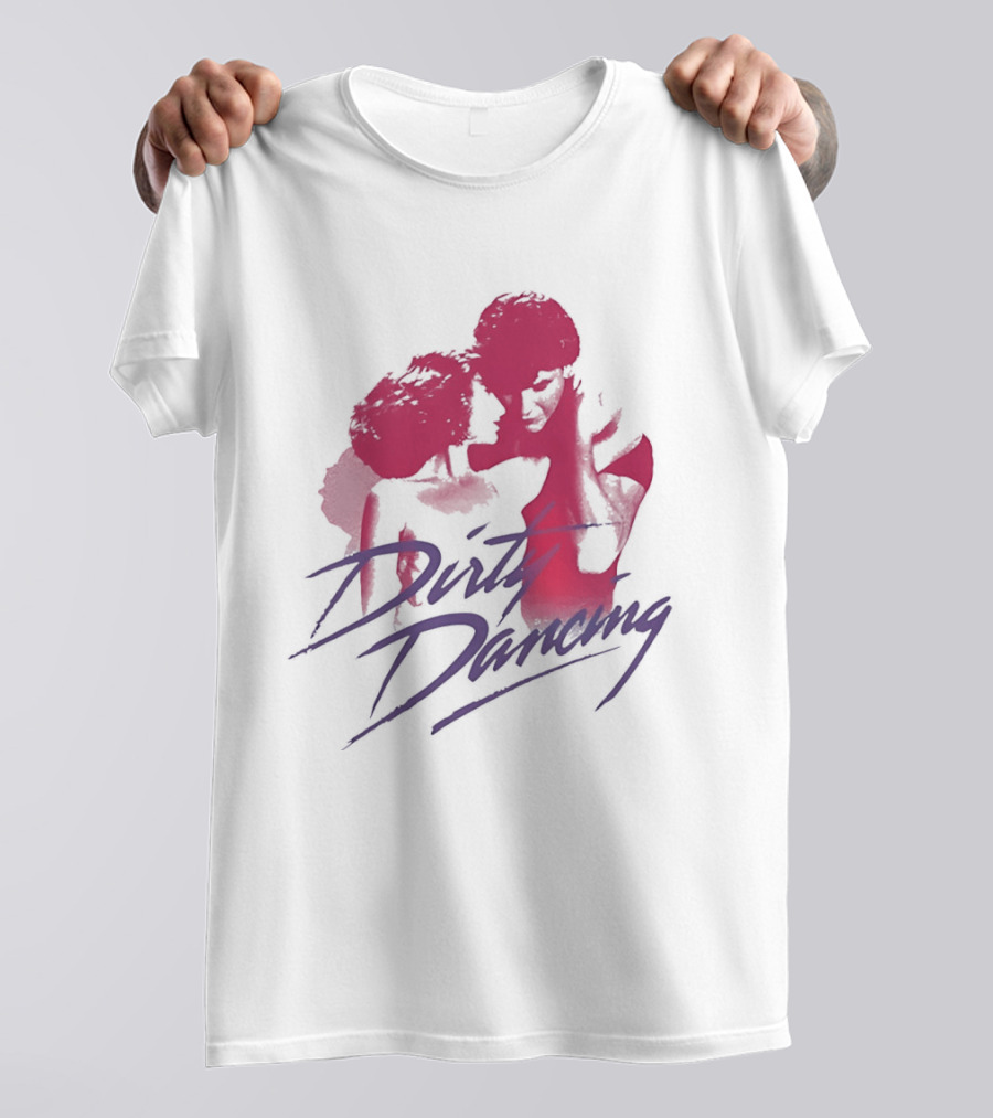 Dirty Dancing Patrick Swayze Jennifer Grey Romantic Lift Scene T-Shirt