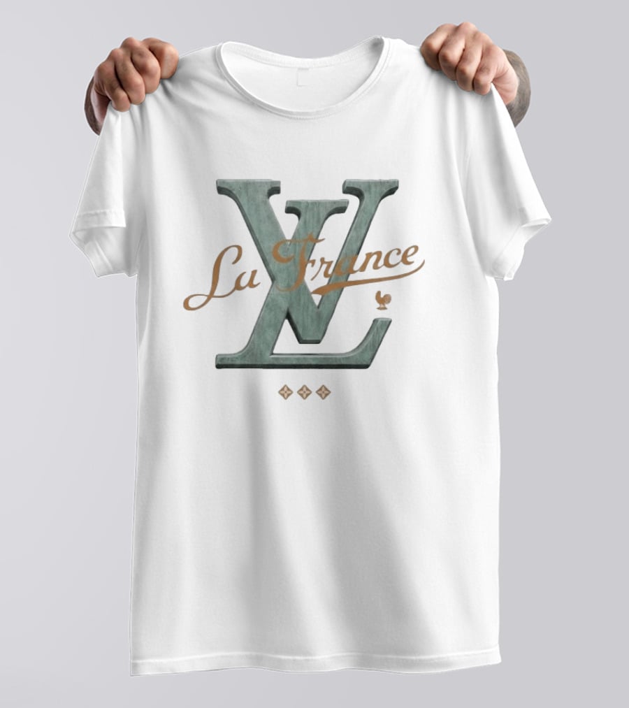 La France LV Rooster Emblem Fashion T-Shirt