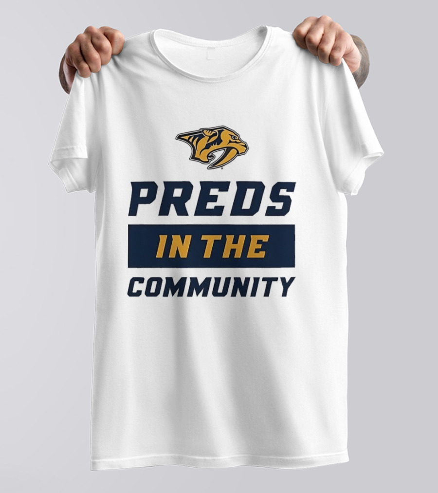 Nashville Predators Preds In The Community T-Shirt