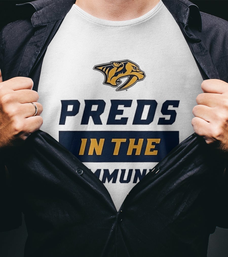 Nashville Predators Preds In The Community T-Shirt