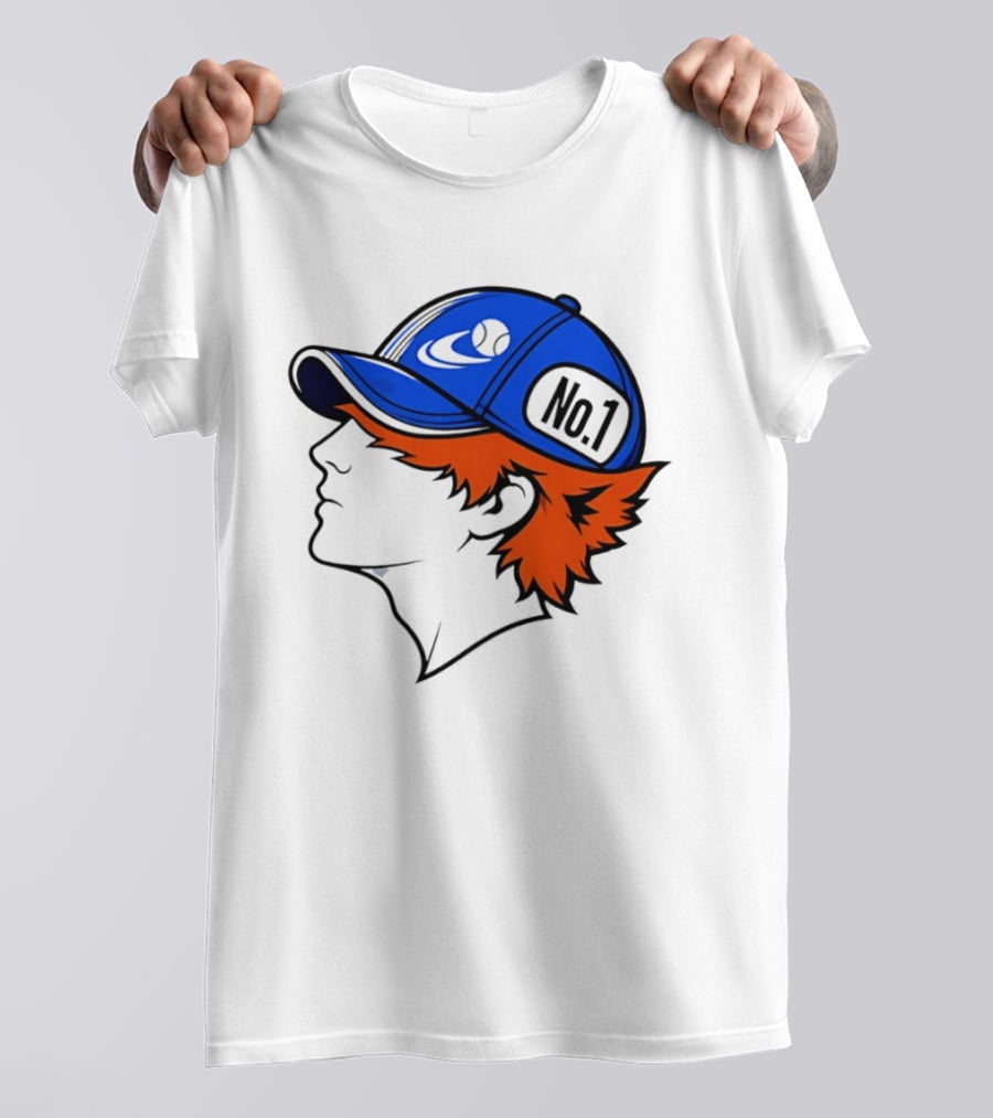 No1 Tennis Player Profile Athlete Sports Baseball Cap T-Shirt