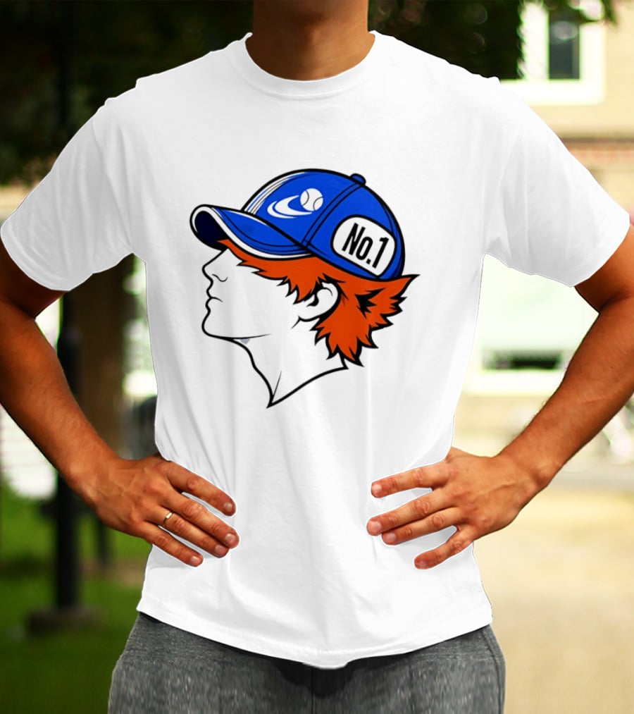 No1 Tennis Player Profile Athlete Sports Baseball Cap T-Shirt