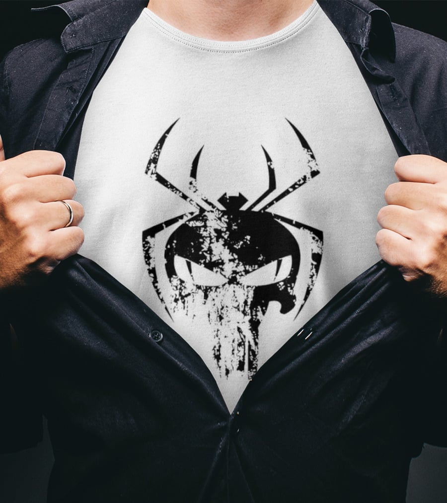 Punisher Spider Logo Marvel Frank Castle T-Shirt