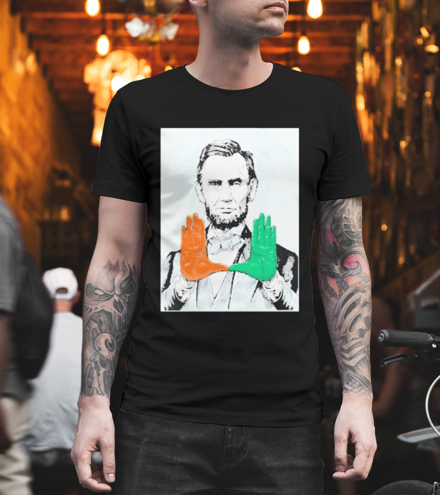 Abraham Lincoln Miami Hurricanes U Hands T-Shirt