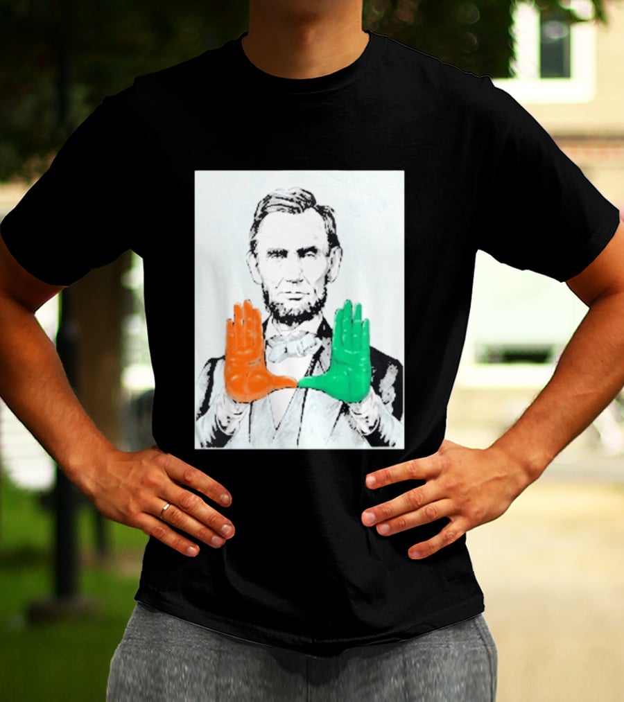 Abraham Lincoln Miami Hurricanes U Hands T-Shirt