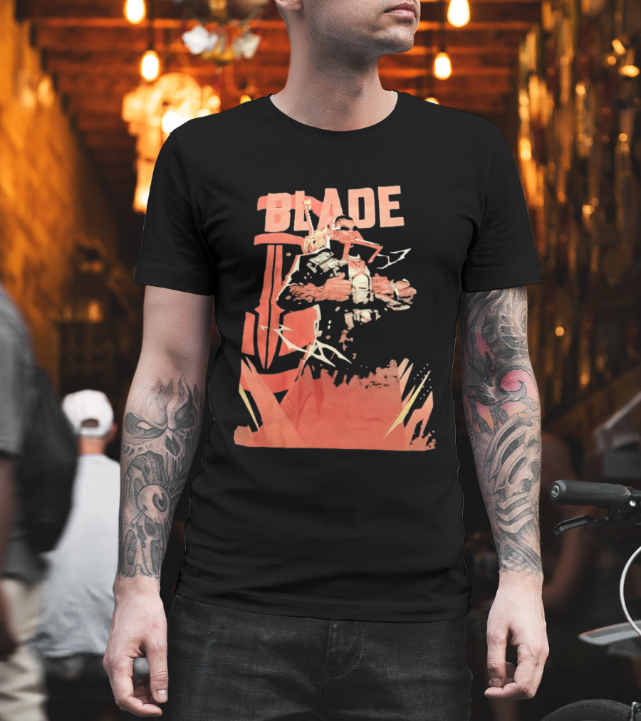 Blade Marvel Comic Vampire Hunter T-Shirt