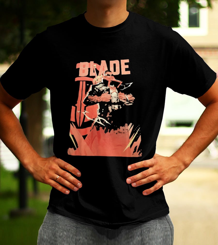 Blade Marvel Comic Vampire Hunter T-Shirt