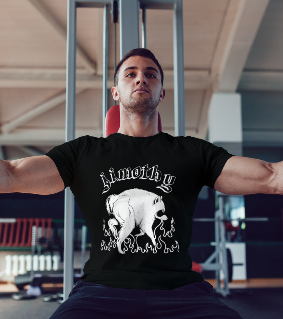 Jimothy The Ballard Raccoon Flame T-Shirt