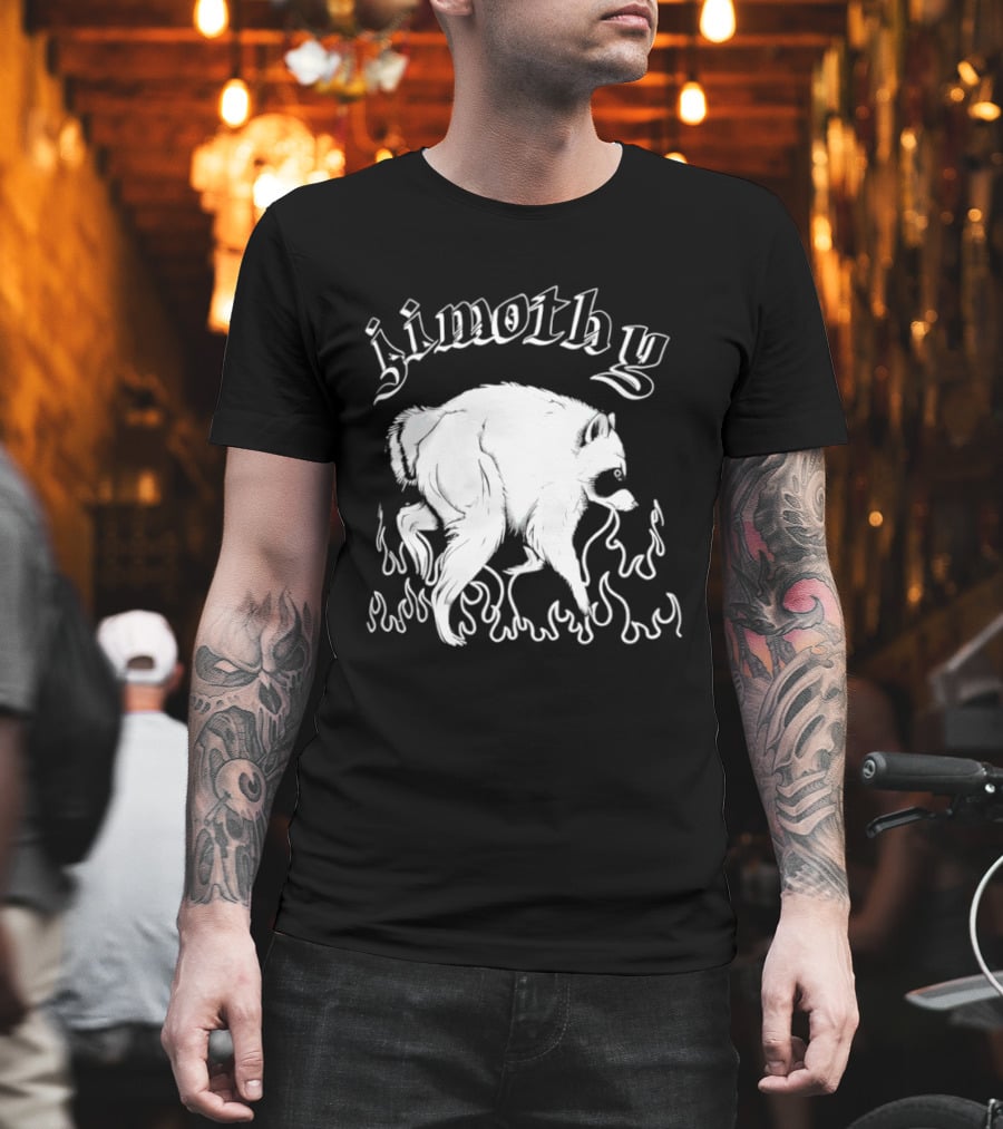 Jimothy The Ballard Raccoon Flame T-Shirt