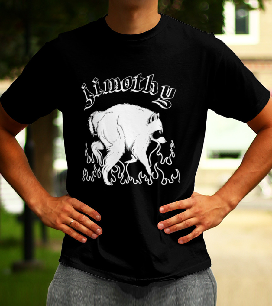 Jimothy The Ballard Raccoon Flame T-Shirt
