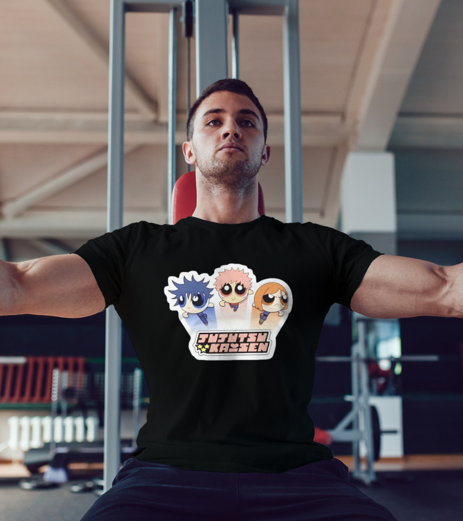 Jujutsu Kaisen Powerpuff Inspired Characters T-Shirt