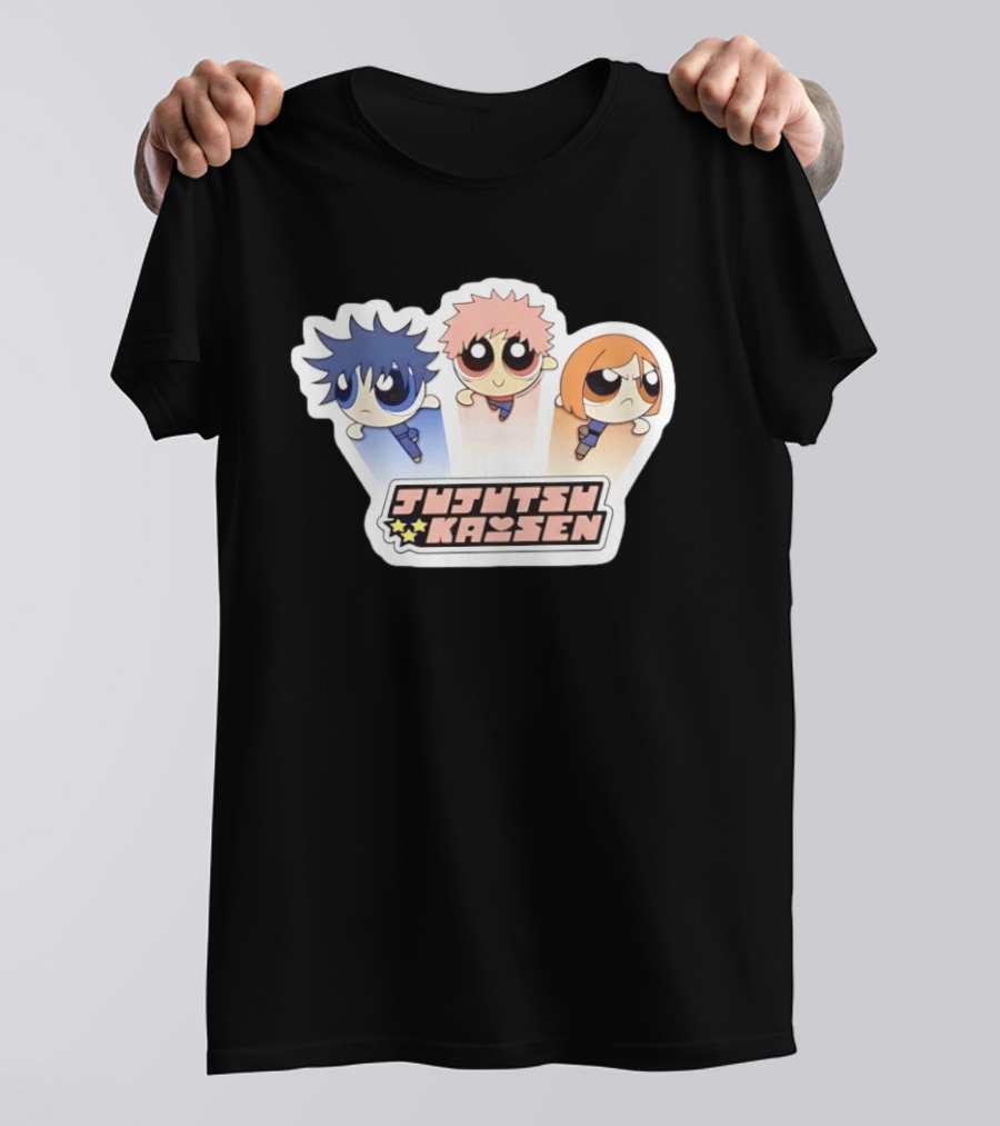 Jujutsu Kaisen Powerpuff Inspired Characters T-Shirt