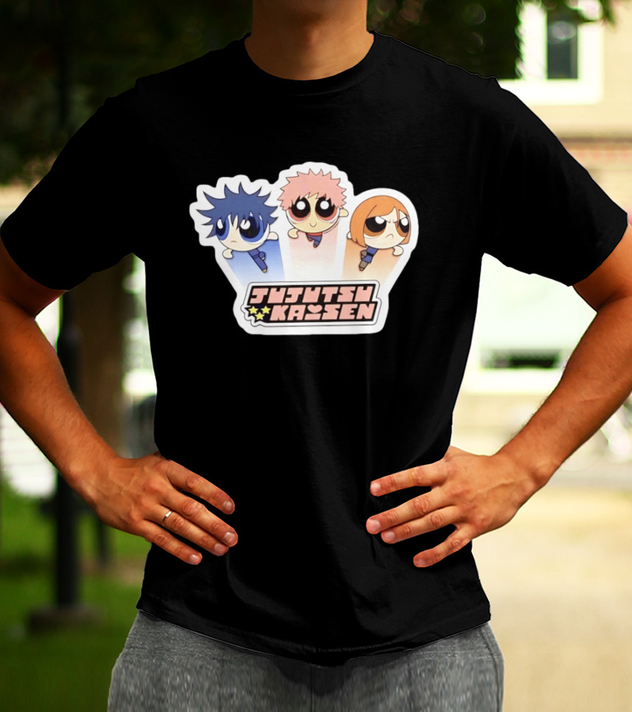 Jujutsu Kaisen Powerpuff Inspired Characters T-Shirt