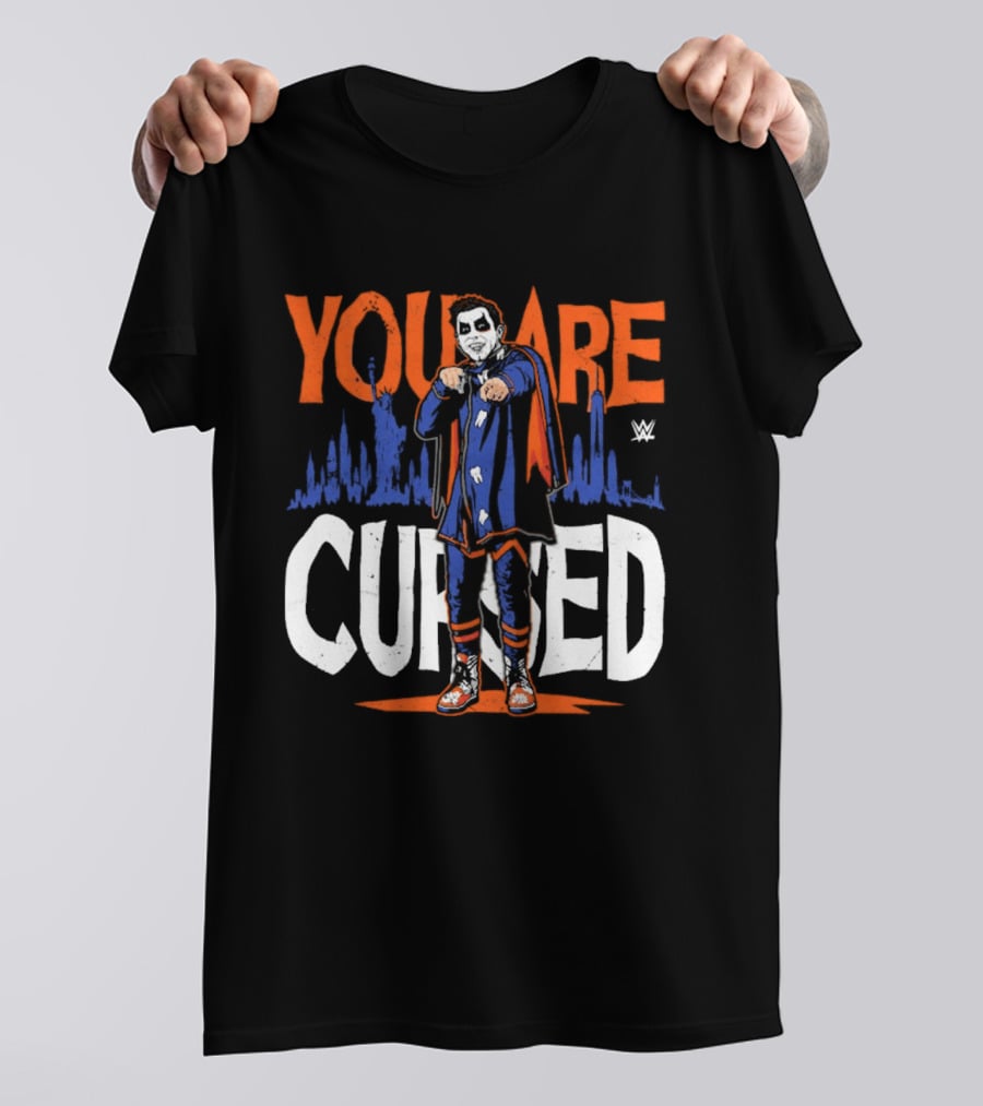 Danhausen WWE NYC You Are Cursed Skyline T-Shirt