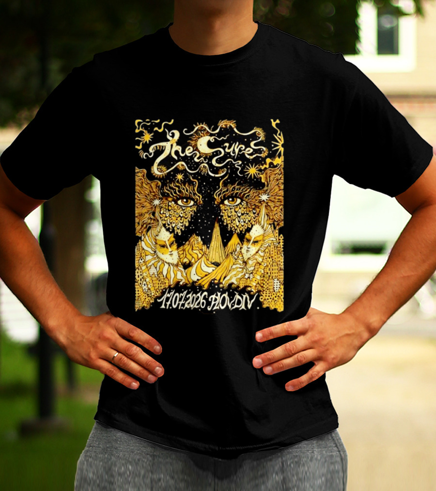 The Cure 17 July 2026 Plovdiv Concert Live Music Event T-Shirt