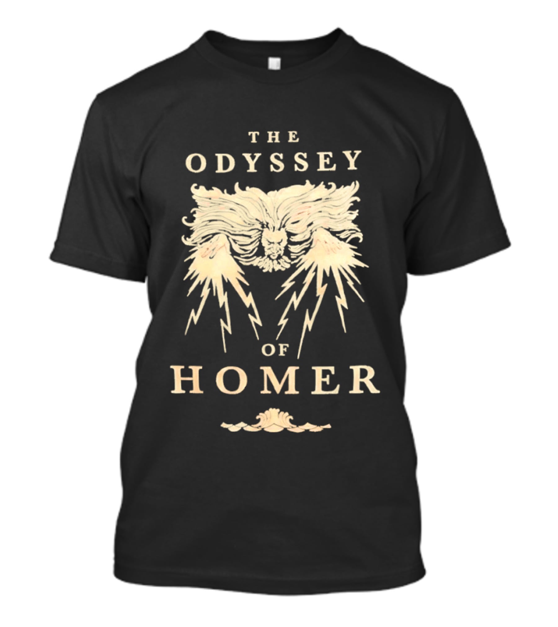 The Odyssey Of Homer Mythical Lightning Lion T-Shirt