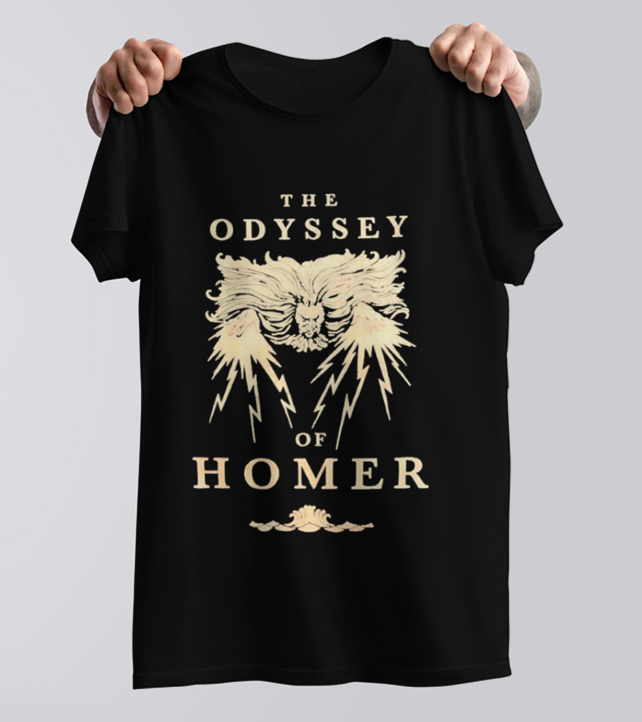 The Odyssey Of Homer Mythical Lightning Lion T-Shirt
