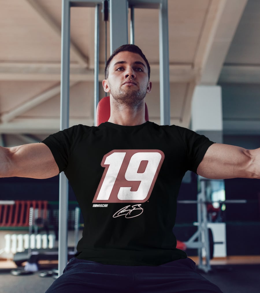 NASCAR Number 19 Racing Motorsport Signature Edition T-Shirt
