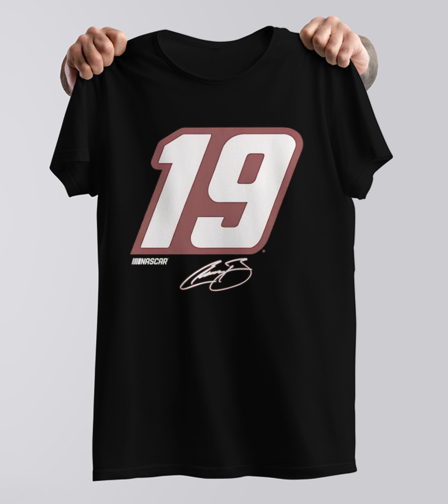 NASCAR Number 19 Racing Motorsport Signature Edition T-Shirt