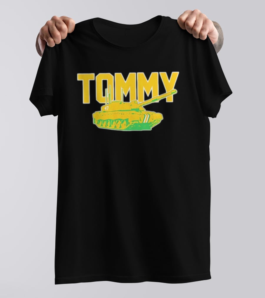 Tommy Tank 47 Athletics Baseball T-Shirt