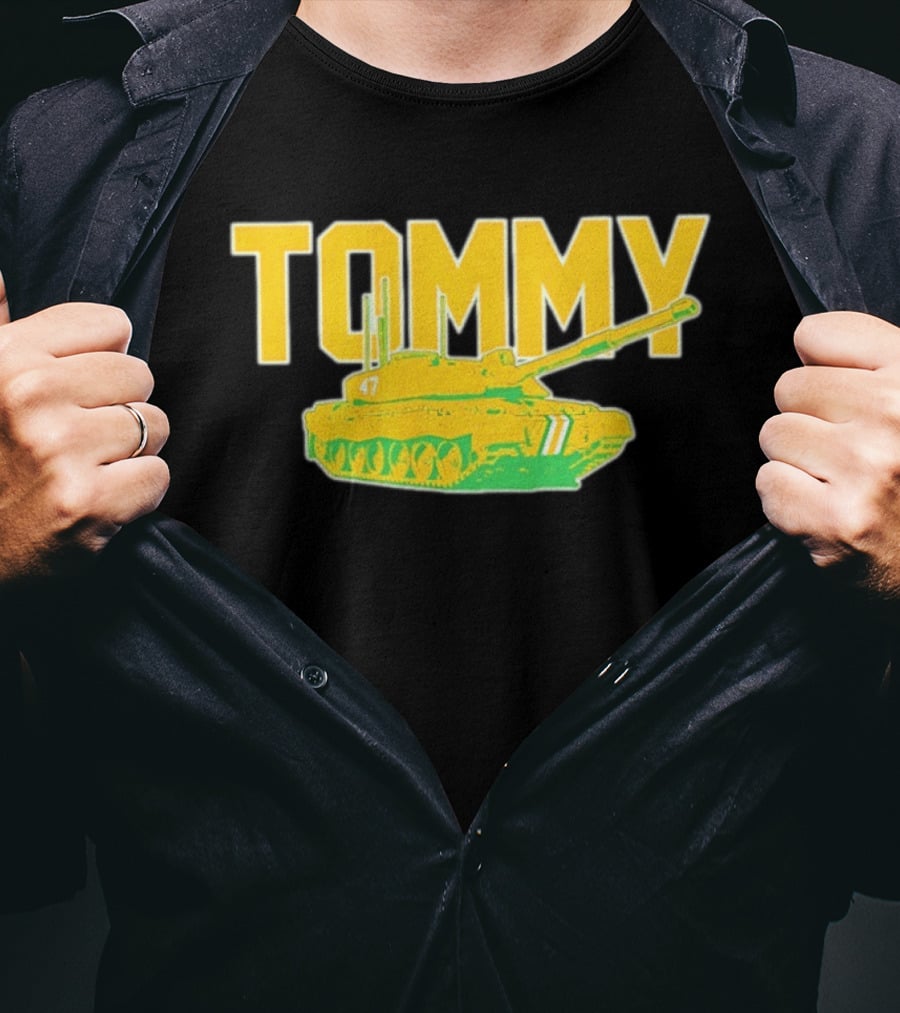Tommy Tank 47 Athletics Baseball T-Shirt