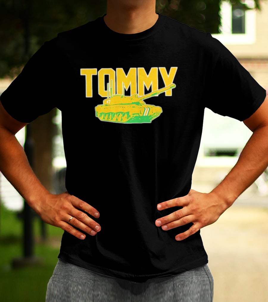 Tommy Tank 47 Athletics Baseball T-Shirt