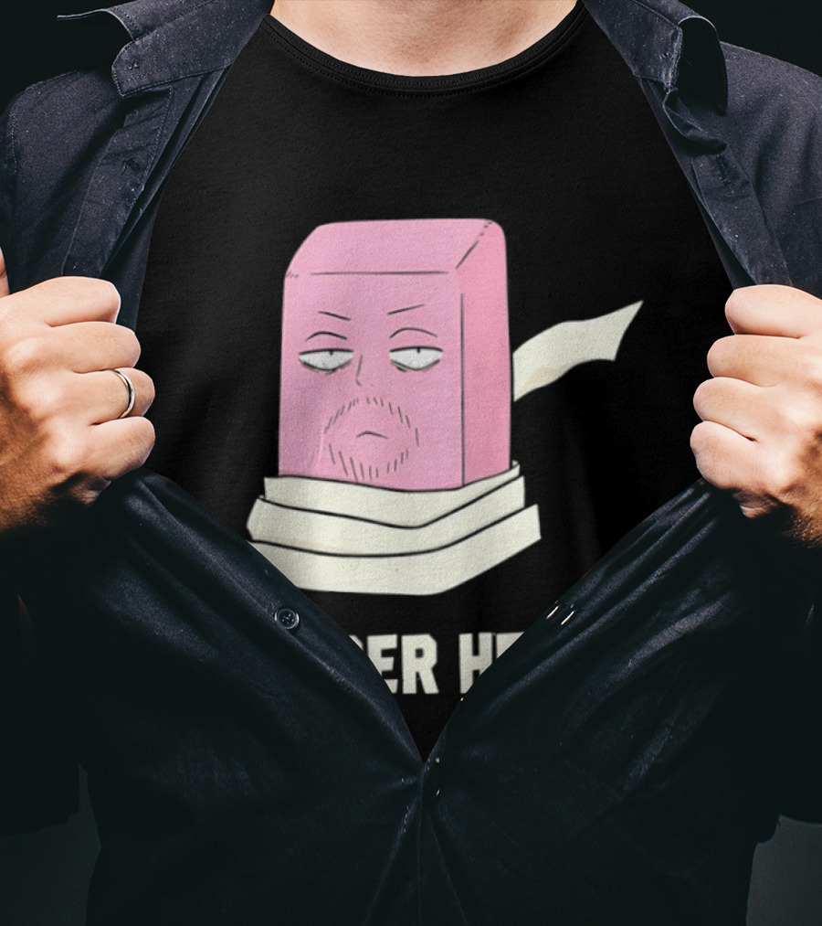 Eraser Head Shota Aizawa My Hero Academia Pink Eraser T-Shirt