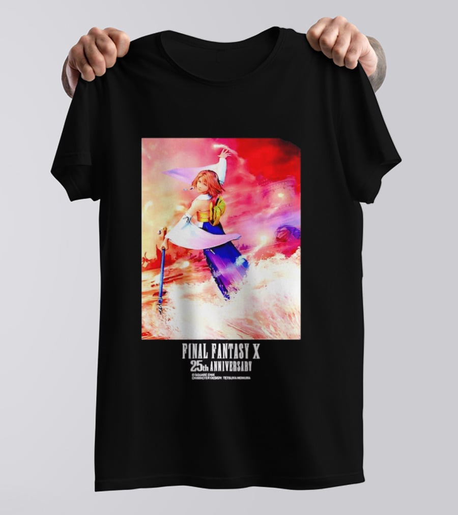 Final Fantasy X 25th Anniversary Yuna Square Enix T-Shirt