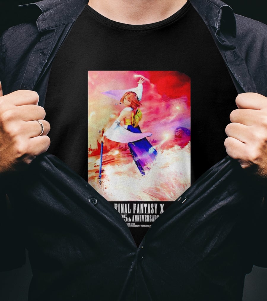Final Fantasy X 25th Anniversary Yuna Square Enix T-Shirt