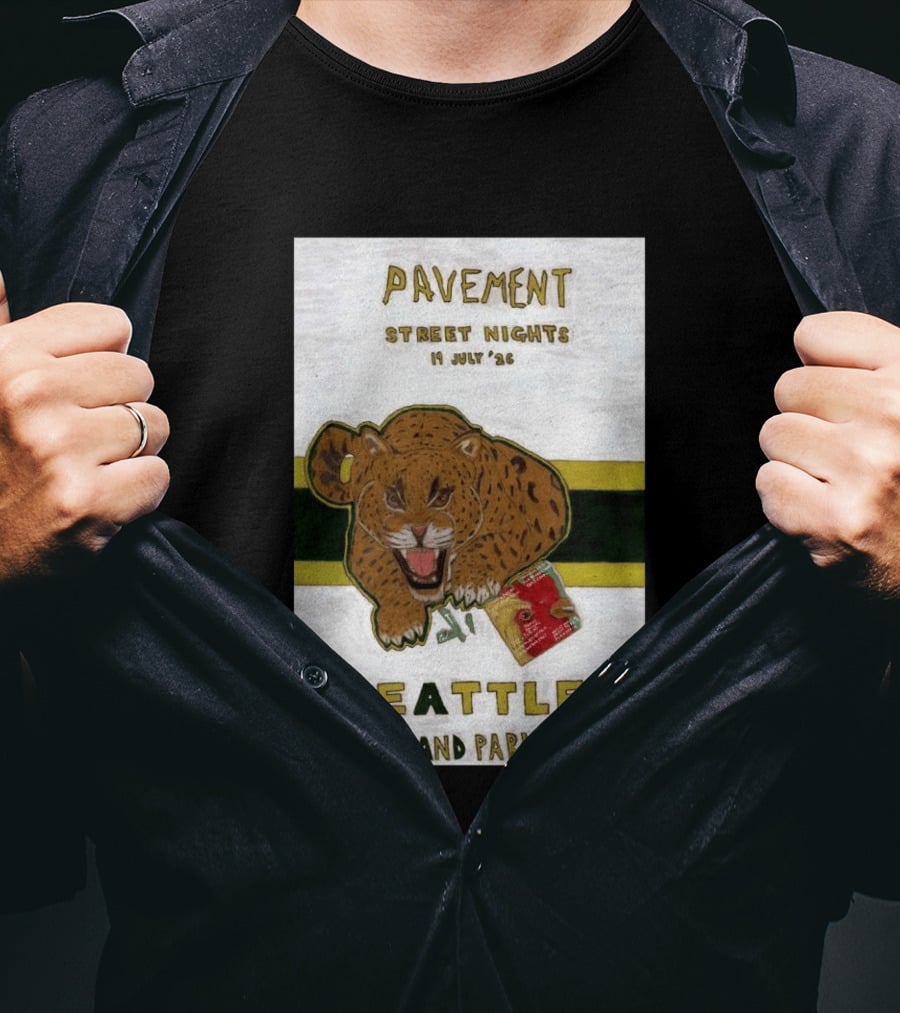 Pavement Street Nights Seattle Woodland Park Zoo July 19 2026 T-Shirt