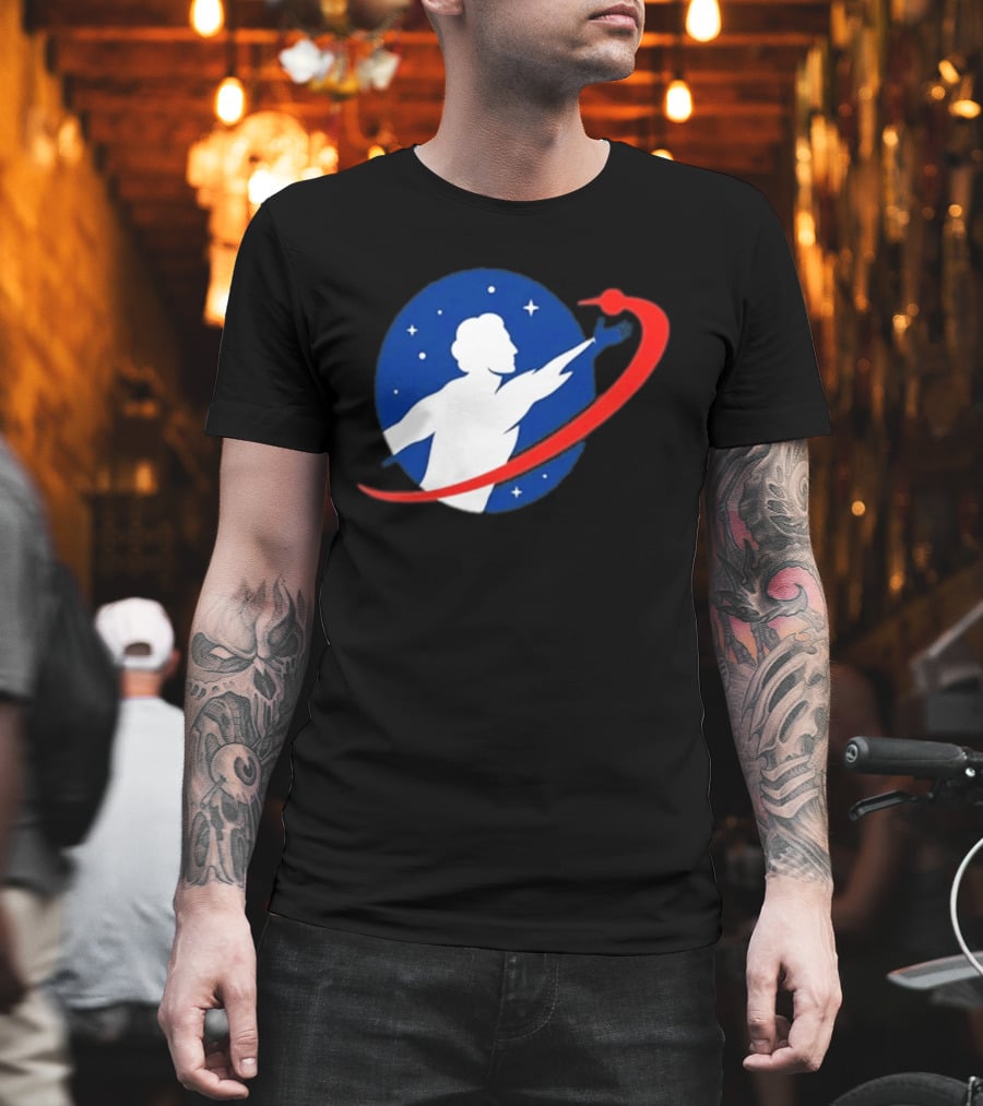 NASA Astronaut Space Exploration Promethean Action Patch T-Shirt