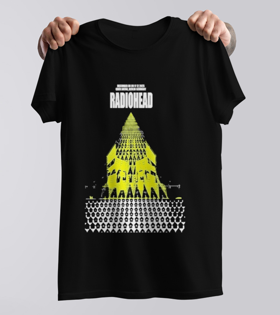 Radiohead Berlin 2025 Tour Dates Uber Arena Germany December 8 9 11 12 T-Shirt