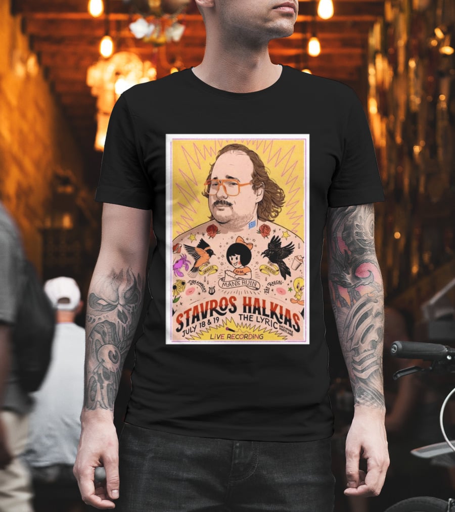 Stavros Halkias Live Recording Baltimore July 18 19 2026 The Lyric Event T-Shirt