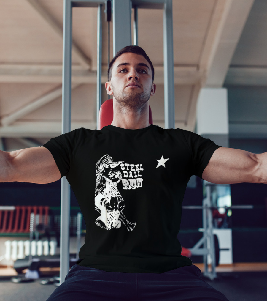 Steel Ball Run Gyro Zeppeli JoJo's Bizarre Adventure Star T-Shirt