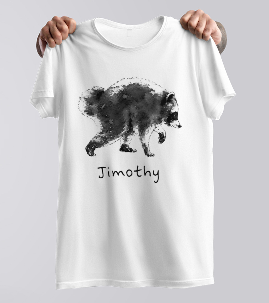 Timothy Raccoon Silhouette Meme T-Shirt