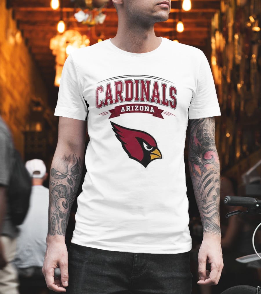 Arizona Cardinals Ghostface Running Football Combination T-Shirt