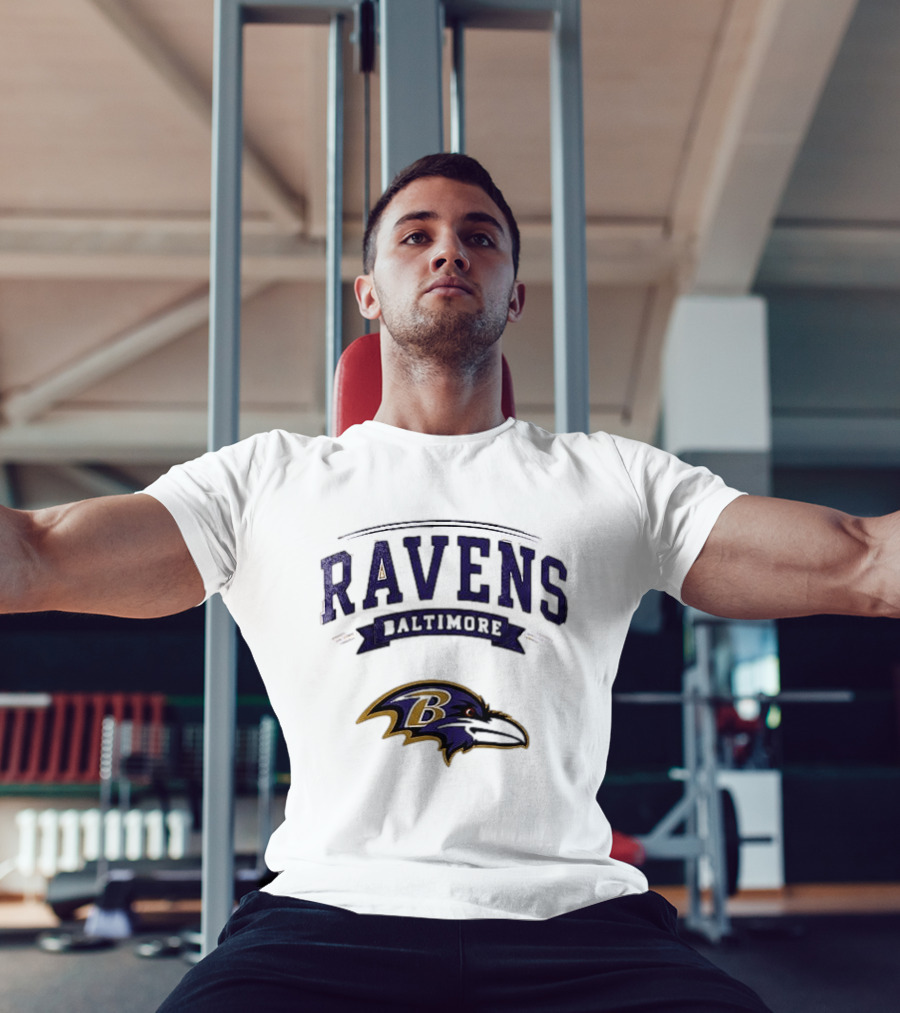 Baltimore Ravens Ghostface Running Football Ravens Baltimore T-Shirt