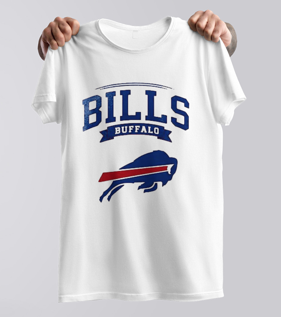 Buffalo Bills Ghostface Running Football T-Shirt