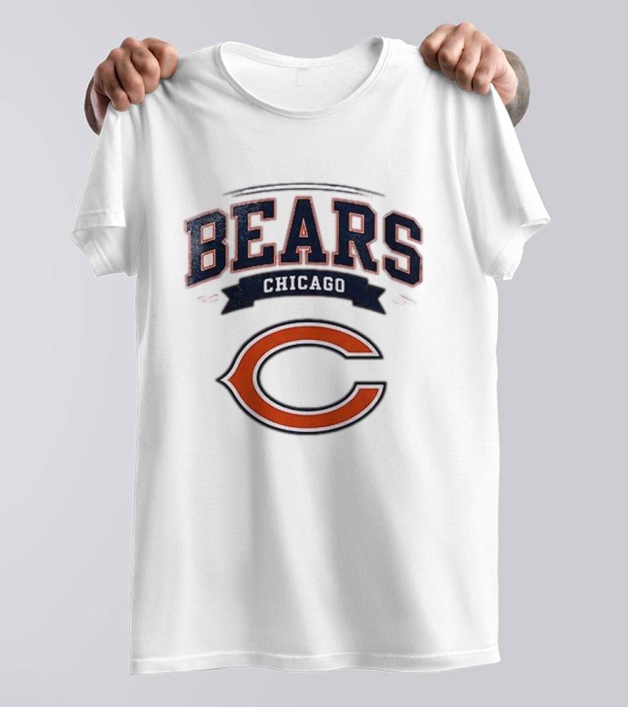 Chicago Bears Ghostface Running Football Holiday Halloween Team Collaboration T-Shirt