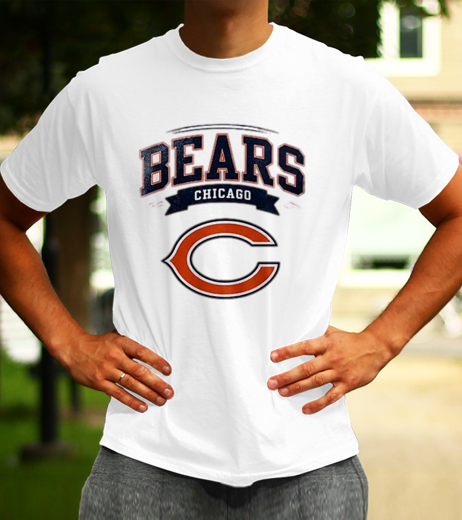 Chicago Bears Ghostface Running Football Holiday Halloween Team Collaboration T-Shirt