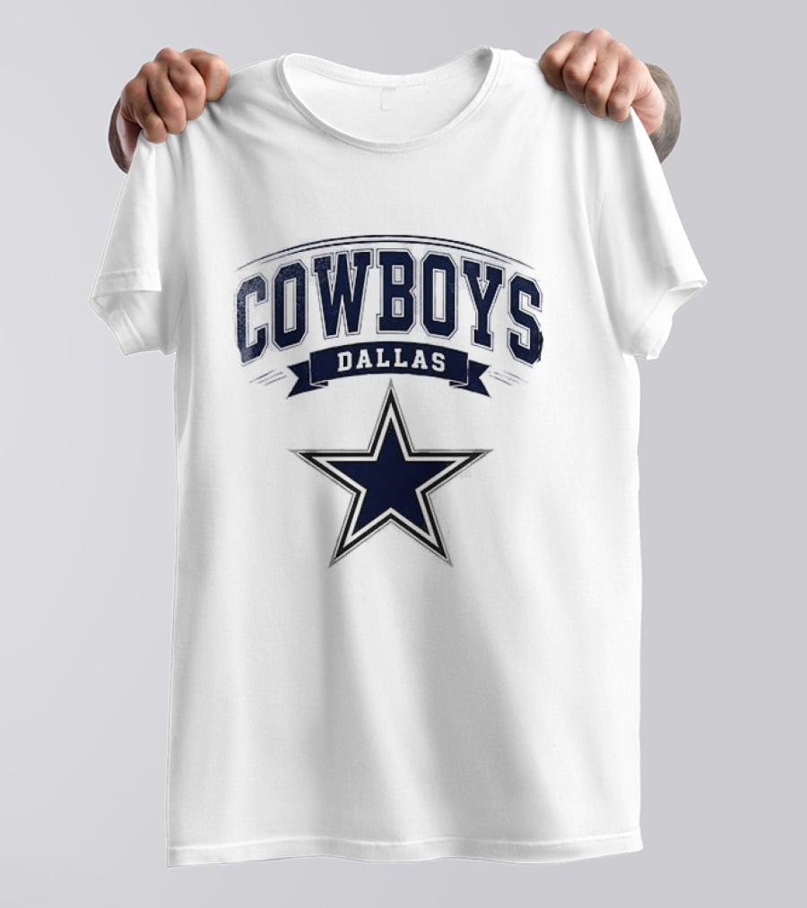Dallas Cowboys Ghostface Running Football Collaboration Star T-Shirt
